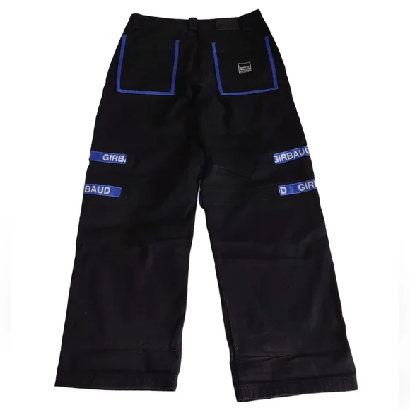 Le Jean De Marithe Francois Girbaud Size 34 Shuttle Tape Black